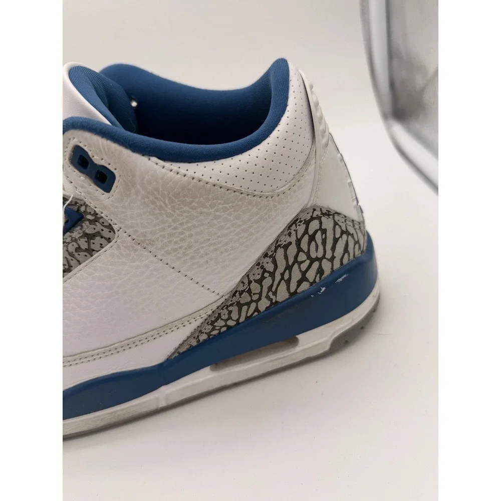 Nike Air Jordan 3 Retro Wizards White True Blue CT8532-148 Mens Sneakers 7.5